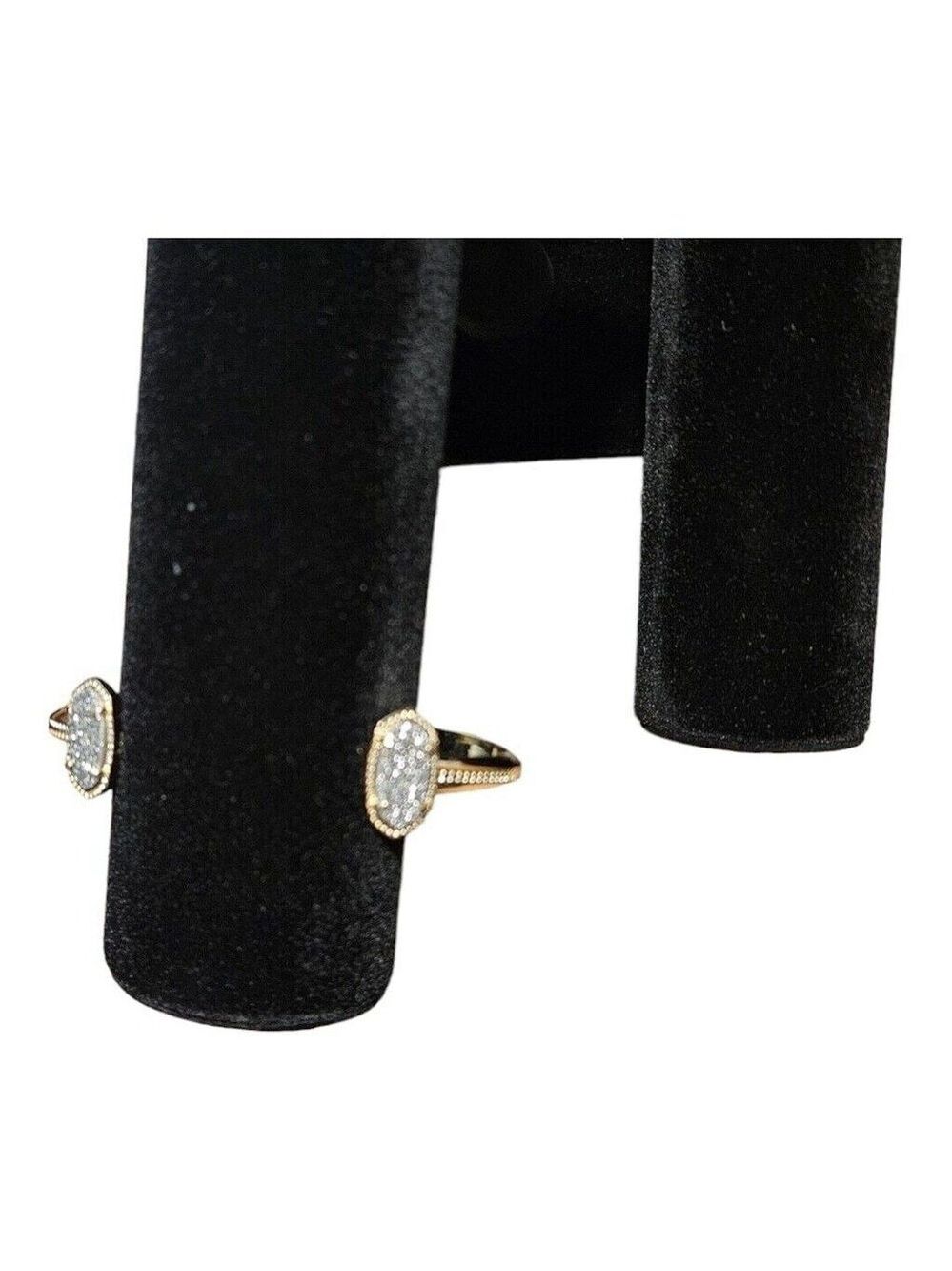 Kendra Scott Women Gold Pave Set Stones Halo Design Bracelet 8" - Picture 5 of 9